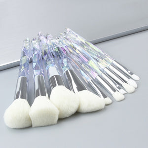 Crystal Makeup Brush Set