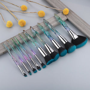 Crystal Makeup Brush Set