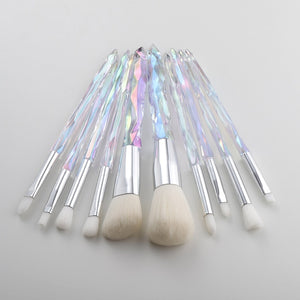 Crystal Makeup Brush Set