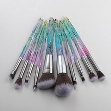 Load image into Gallery viewer, Crystal Makeup Brush Set
