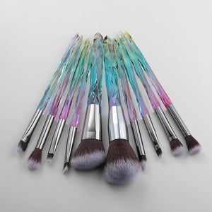 Crystal Makeup Brush Set