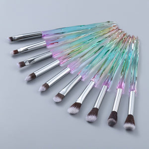 Crystal Makeup Brush Set