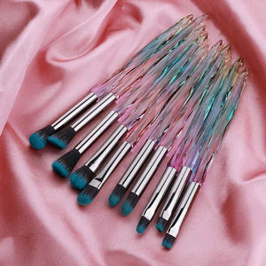 Crystal Makeup Brush Set