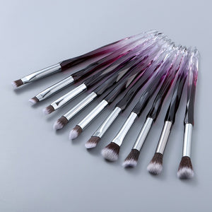 Crystal Makeup Brush Set