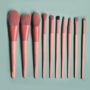 DUESI 7pcs/8pcs/Barrel Makeup Brushes Set Blush Powder Eye Shadow Eyebrow Blending Lip Beauty Synthetic Foundation Brush Tools