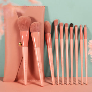 DUESI 7pcs/8pcs/Barrel Makeup Brushes Set Blush Powder Eye Shadow Eyebrow Blending Lip Beauty Synthetic Foundation Brush Tools