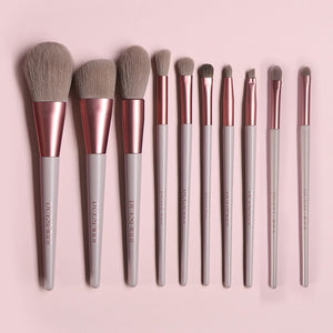 DUESI 7pcs/8pcs/Barrel Makeup Brushes Set Blush Powder Eye Shadow Eyebrow Blending Lip Beauty Synthetic Foundation Brush Tools