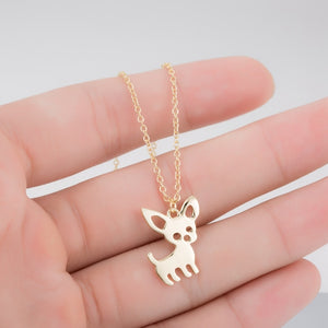 Cute Chihuahua Pendant Necklace